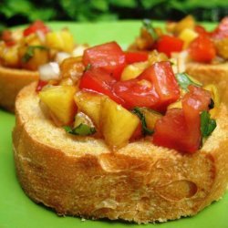 Fruity (Peachy) Bruschetta