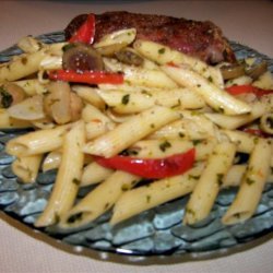 Penne Pasta With Multi-Colored Peppers