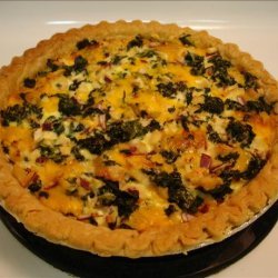 Chicken and Spinach Quiche