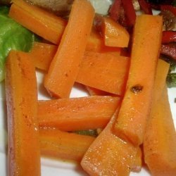 Kicked up  Spiced Carrots