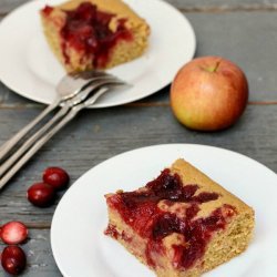 Apple-Cranberry Coffee cake