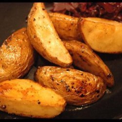 Oven Roasted Balsamic Potato Wedges