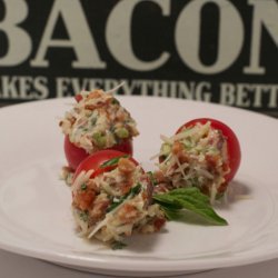 Bacon Filled Cherry Tomatoes