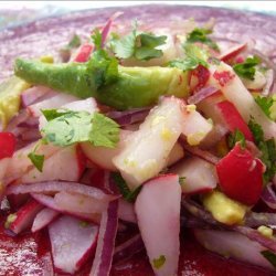 Radish and Avocado Salad - Mexico