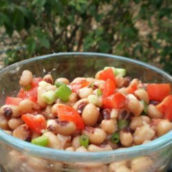 Quick and Easy Black Eyed Pea Salad