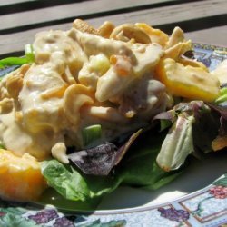 Curried Chicken Salad With Mangoes and Cashews