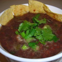 Instant Black Bean Soup