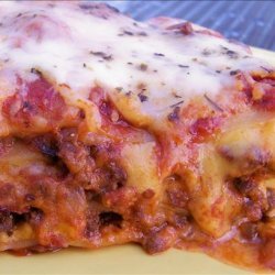 I Hate Ricotta Lasagna W/Meat Sauce and 3 Cheeses