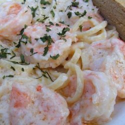 Creamy Basque Shrimp Scampi