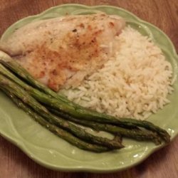 Super Easy Parmesan Crusted Tilapia