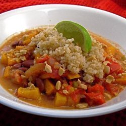 Tunisian Yam and Red Bean Stew (Slow Cooker Version)