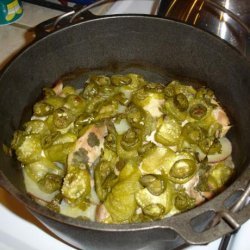 Pollo Pulqueros (Chicken, Tomatillo, and Jalapeno Stew)