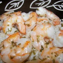 Quick Shrimp Scampi Bake