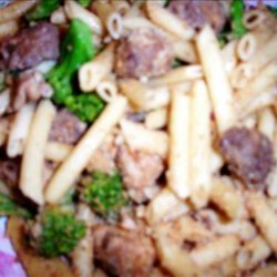 Pasta With Chicken Sausage and Broccoli