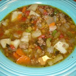 Hearty Ground Beef Vegetable Soup