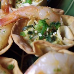 Shrimp Wonton Cups