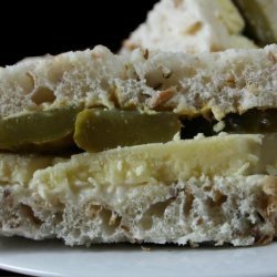 Cheese and Pickle Sandwiches