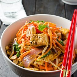 Thai Noodles with Peanut Sauce