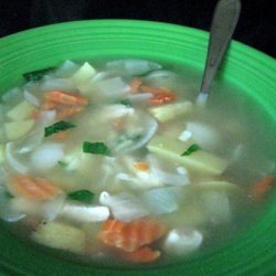 Basil Chicken Soup