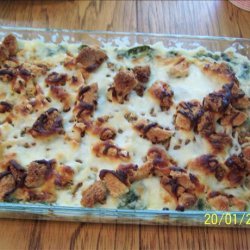 Greens and Mozzarella Casserole