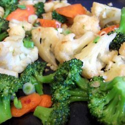 Szechuan Broccoli and Cauliflower