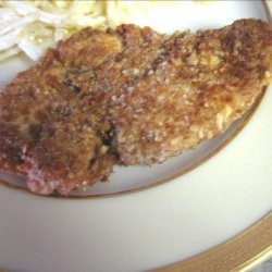 Pecan Crusted Chicken With Blackberry Wine Sauce