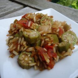 Skillet Okra and Rice