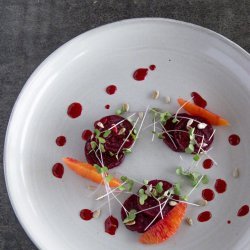 Beet Salad with Raspberry Vinaigrette