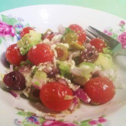 Avocado Tomato and Olive Salsa