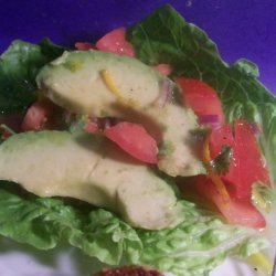 Avocado Salad With Tomato Relish