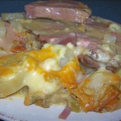 Scalloped Potatoes and Ham