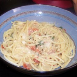 Angel Hair With Tomatoes, Basil & Garlic