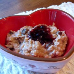 Peanut Butter and Jelly Oatmeal