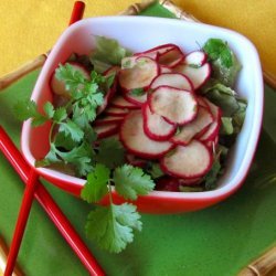 Chinese Quick Pickled Radish Salad With Garlic