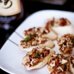 Warm Mushroom  Crostini