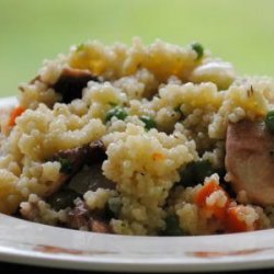 Lemon Couscous With Peas and Carrots