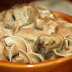 Easy Crock Pot Beef Stroganoff