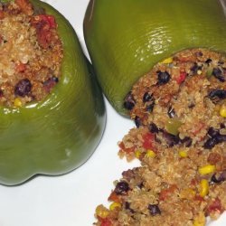 Mexican Quinoa Stuffed Bell Peppers