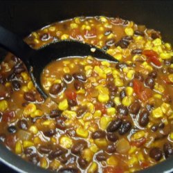 Roasted Corn and Black Bean Chili