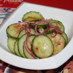Cucumber Salad With Thai Vinagerette Dressing