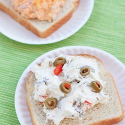 Cream Cheese and Olive Sandwiches