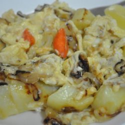 Caramelized Onion & Potato Scramble