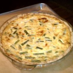 Asparagus Cheddar Quiche