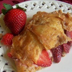 Strawberry Croissant French Toast