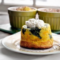 Easy Crustless Spinach Savoury Tart