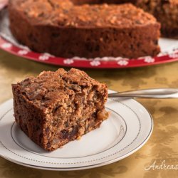 Applesauce Rum-Raisin Cake