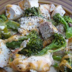 Cheesy Broccoli Bacon Chicken Casserole