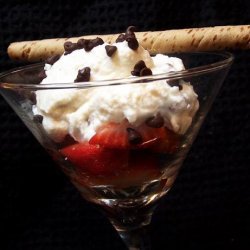 Strawberries With Cannoli Cream