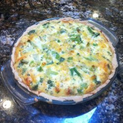 Broccoli Leek Quiche