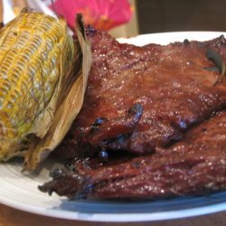 Grilled Bourbon Skirt Steak